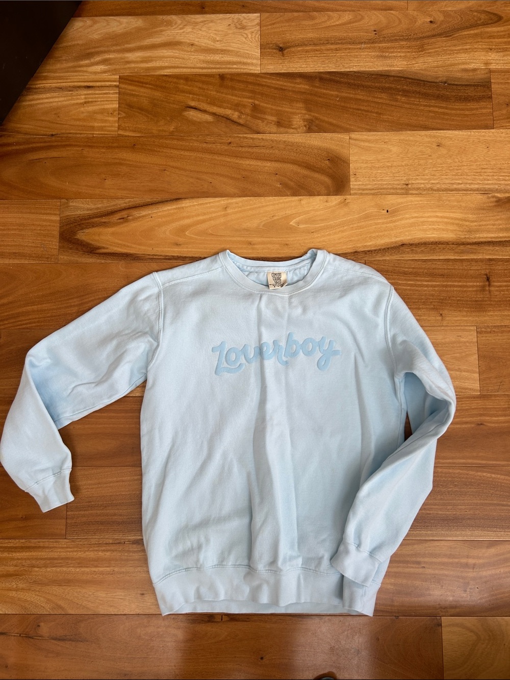 Light Blue 'Loverboy' Crewneck Sweatshirt